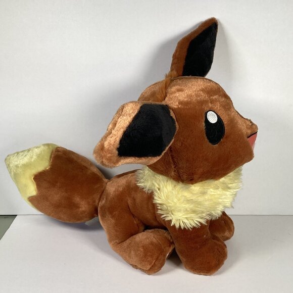 Build A Bear Pokemon Eevee Plush Stuffed Animal 2020‎ (No Sound) 16 in x 14 in - Picture 2 of 9